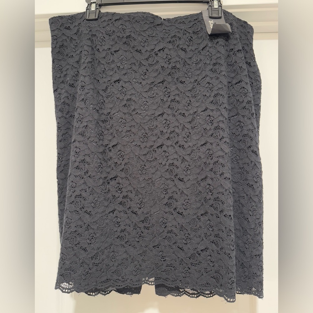 NWT Lane Bryant Black Lace Pencil Skirt Size 20
